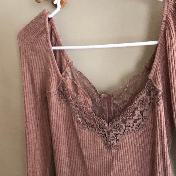 Free people mauve layering top - Picture 4 of 5